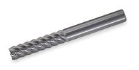 2NGY8 End Mill, Carbide, TiAlN, 3/4, 6 FL, Sq End