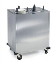 2NKD5 Plate Dispenser Cart, Stainless, 31x17x39
