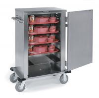 2NKH9 Tray Delivery Cart, Stainless, 27x33x63