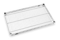 2NKR3 Wire Shelf, Steel, 250 lb. Shelf Cap.