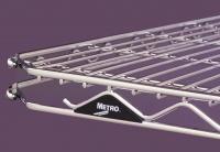 2NKR6 Wire Shelf, Steel, 250 lb. Shelf Cap.