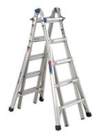 2NKW8 Multipurpose Ladder, 22 ft., Aluminum