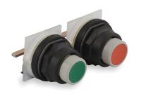 2NMG4 Push Button, 30mm, Green/Red, Plastic