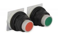 2NMG5 Push Button, 30mm, Red/Green, Plastic