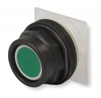 2NMJ5 Push Button, 30mm, Green, Plastic