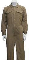 2NNK6 Flame-Resistant Coverall, Khaki, L, HRC2