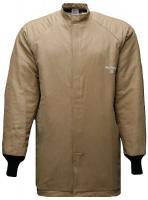 2NNL9 Flame-Resistant Jacket, Khaki, 2XL
