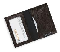 2NRN4 Business Card Book, 36 Cards, Bwn, Leather