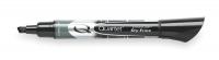 2NRU8 Dry-Erase Marker, Chisel, Blk, PK12