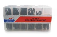 2NRY5 Coiled Spring Pin Asst, Std, Plain, 270 PC