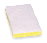 2NTH2 Scouring Pad, White, 6In L, 3-1/2In W, PK20