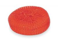 2NTJ1 Scrubber, Red, 4In L, 4In W, PK4