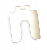 2NZP8 Slotted Shim, C-4x4 Inx0.050In, Pk10
