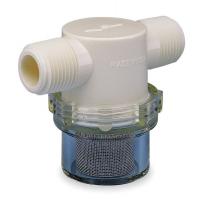 6UJK6 Line Strainer, Low Profile, 3/8 In MNPT