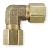 2P228 Union Elbow, 1/2 In, Tube, Brass, PK 10