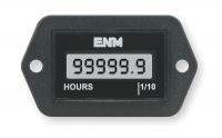 2PAW9 Hour Meter, LCD, 2-Hole Rectangular