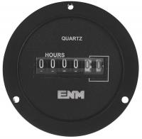2PAT4 Hour Meter, Electrical, 2.68In, 3Hole Round
