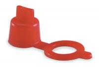 2PB19 Grease Fitting Cap, Red, PK10