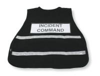 2PDP3 Safety Vest, Incident, Polyester, Black