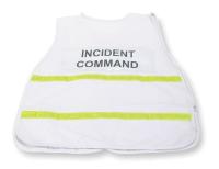 2PDP4 Safety Vest, Incident, Polyester, White