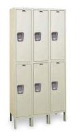 2PFY4 Unassembled Locker, W36, D18, H78, Parchment