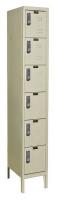 2PGT9 Electronic Locker, W12, D18, H78, Parchment