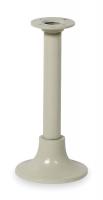 2PHA4 Bench Pedestal, H 16 3/4, Steel/Aluminum