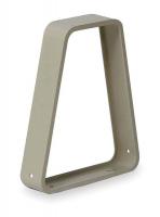2PHA5 Bench Pedestal, H 16 3/4 In, Aluminum