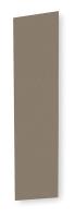 2PHF8 End Panel For Slope Top Locker, D 18, H 72