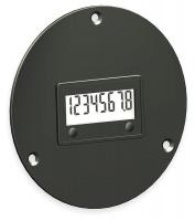 2PPV6 Hour Meter, 3-Hole Round, LCD