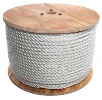 1VEL5 Rope, Nylon, Twisted, 1/4 In. dia., 600 ft L