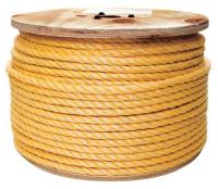 2ELC5 Rope, PPL, Twisted, 1/4 In. dia., 600 ft. L