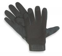 2PY85 Mechanics Gloves, Gel Palm, Blk, M, PR