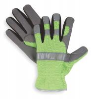 2XRR7 Mechanics Gloves, Hi-Vis, Slip On, 2XL, PR