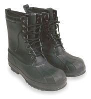 2RA48 Winter Boots, Mens, 13, Lace, Steel, 1PR