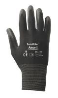 2RA94 Coated Gloves, XS, Black, Polyurethane, PR