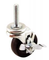 2RCV6 Swivel Caster W/Brake, For Extrusions