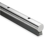 2RCZ5 Support Rail, Steel, 0.625 In D, 24 In