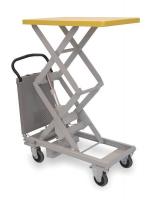 2RDN3 Scissor Lift Cart, 220 lb., Steel, Fixed
