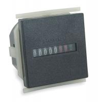2REU4 Hour Meter, Square, 7 Digit, 100-130VAC