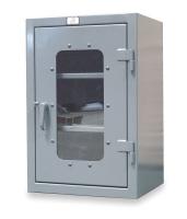 2RNE5 Countertop Storage Cabinet, Dark Gray