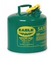 2RNY6 Type I Safety Can, 5 gal, Green, 13-1/2In