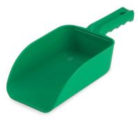 2RPD9 Small Hand Scoop, Poly, 32 Oz, Green