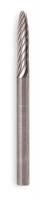 2RPY6 Carbide Bur, Round Nose Tree, 1/2, SGL Cut