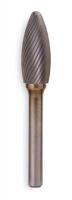 6KJG3 Carbide Bur, Flame, 5/16 In