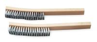 2RRA4 Wire Hand Brush, 4 Rows, Carbon Steel