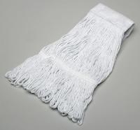 2RRA7 Looped End Wet Mop, 20 Oz, White