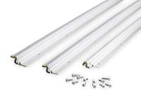 2RRT1 Weatherstrip, Kerf Vinyl Clad, White