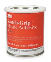 2RUE6 Plastic Adhesive, 1 Quart, Amber