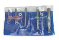 2RUP8 Screw Extractor Set, Carbon Steel, 5 Pcs
